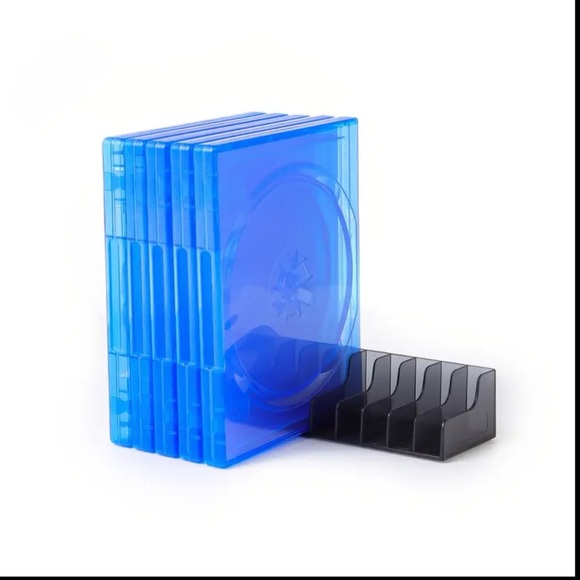 Brand New Acrylic Game DVD Holder Stand Organizer 10-Slot Media Storage Rack - Picture 4 of 6